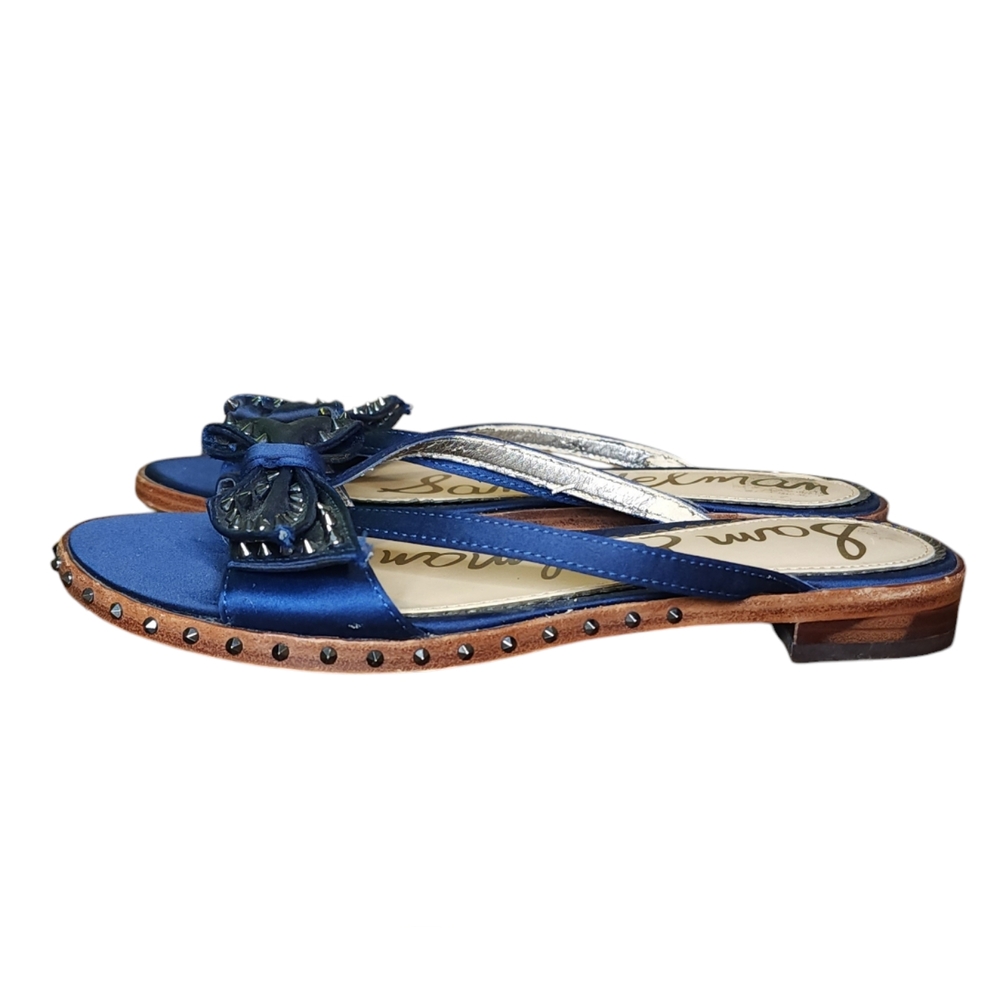 Sam Edelman Dariel Slides Blue Women's Size 6